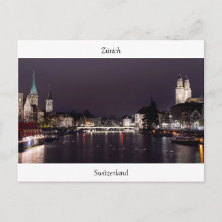 Postal Postcard de Zürich