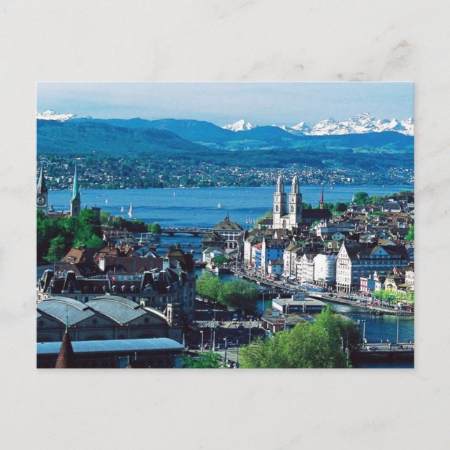 Postal Postcard de Zürich (Anverso)