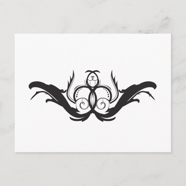 Postal Postcard decorativo (Anverso)