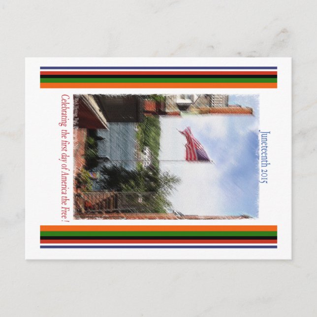 Postal Postcard del 19 de junio: Portsmouth NH (Anverso)