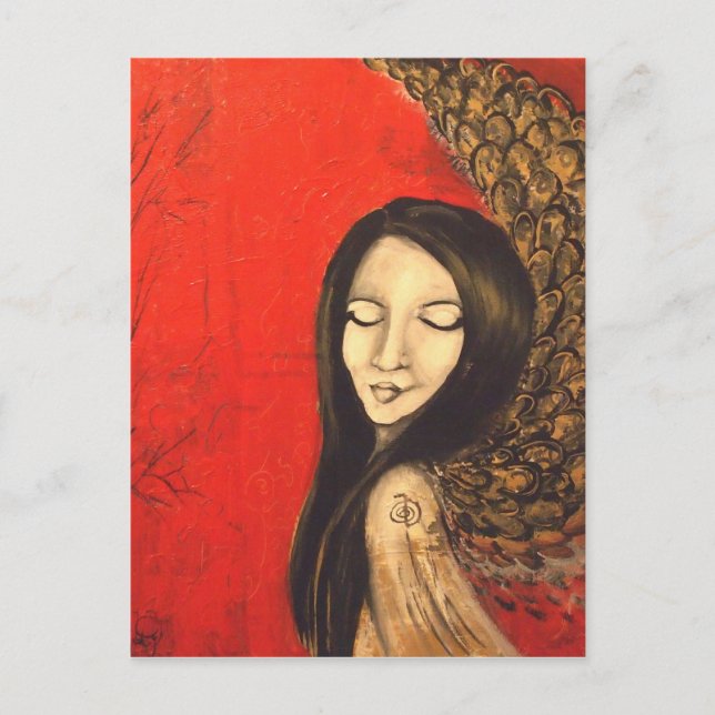 Postal Postcard del Ángel Antiguo (Anverso)