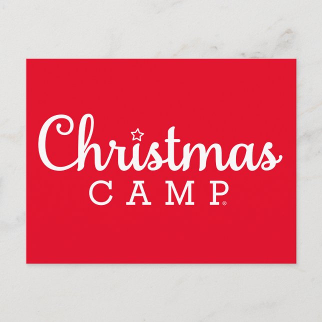 Postal Postcard del campamento de navidades | CAMP NAVIDA (Anverso)