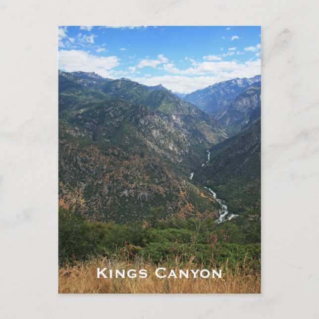 Postal Postcard del Cañón del Rey (Anverso)