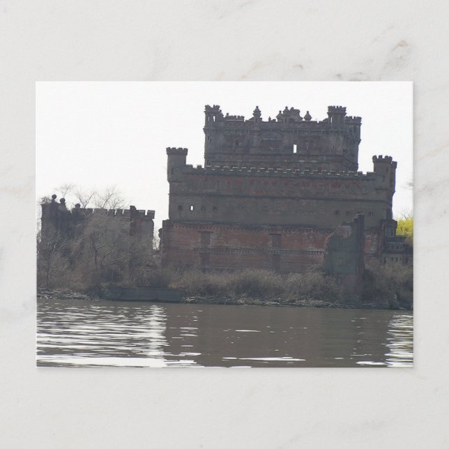 Postal Postcard del castillo de Bannerman (Anverso)