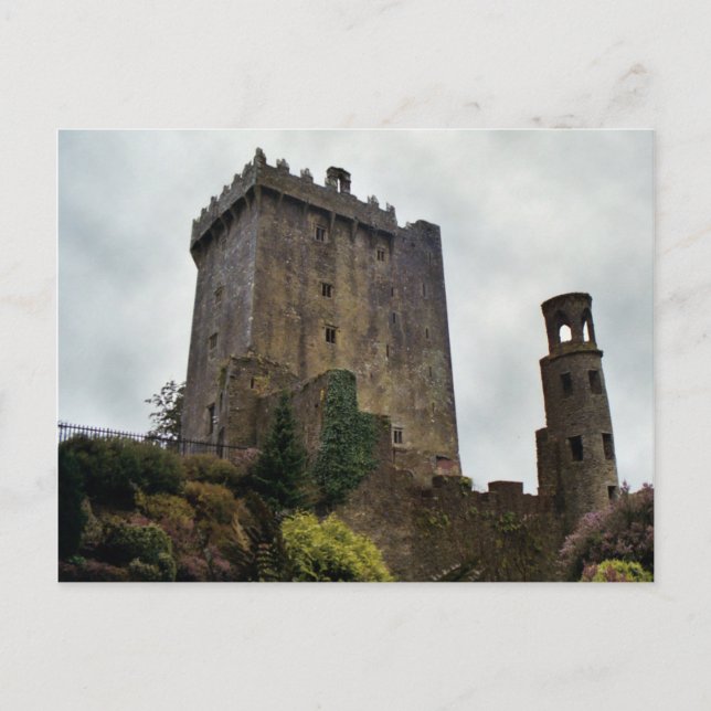 Postal Postcard del castillo de Blarney (Anverso)