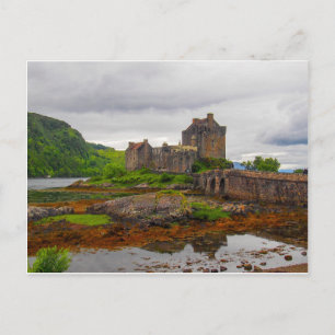 Postal Postcard del Castillo de Donan Eilean
