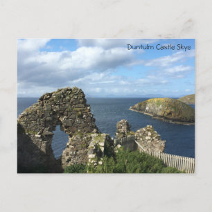 Postal Postcard del castillo de Duntulm