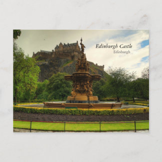 Postal Postcard del castillo de Edimburgo