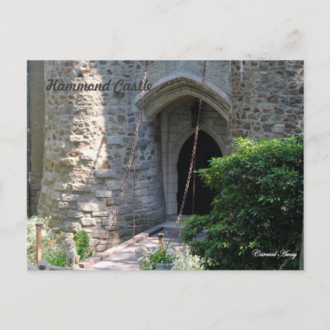 Postal Postcard del castillo de Hammond (Anverso)