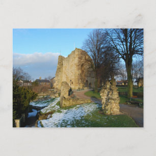 Postal Postcard del castillo de Knaresborough
