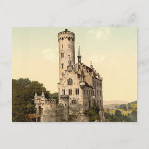 Postal Postcard del castillo de Lichtenstein