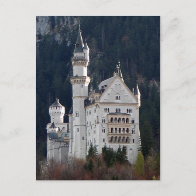 Postal Postcard del castillo de Neuschwanstein (Anverso)