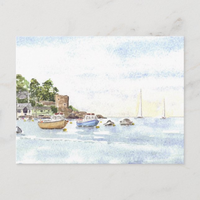 Postal Postcard del 'Castillo Polaco' (Anverso)