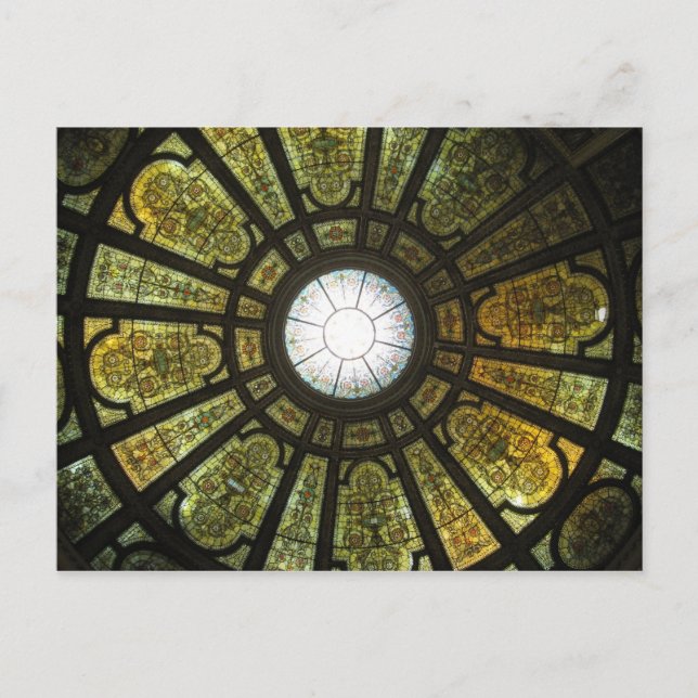 Postal Postcard del Centro Cultural de Chicago (Anverso)