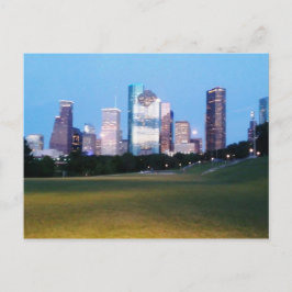 Postal Postcard del centro de Houston