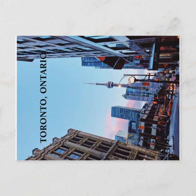 Postal Postcard del centro de Toronto (Anverso)