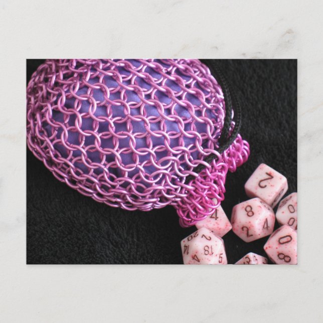 Postal Postcard del Chica del jugador (Anverso)