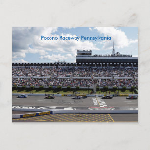 Postal Postcard del circuito de carreras de Pennsylvania 