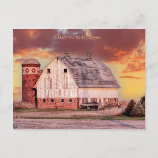 Postal Postcard del Corazón de Iowa