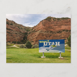 Postal Postcard del estado de Utah
