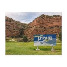 Postcard del estado de Utah