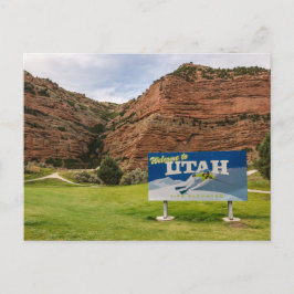 Postal Postcard del estado de Utah