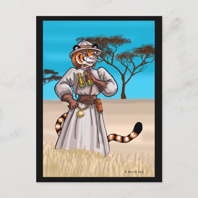 Postal Postcard del Explorador (Anverso)