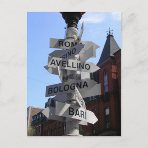 Postal Postcard del extremo norte de Boston