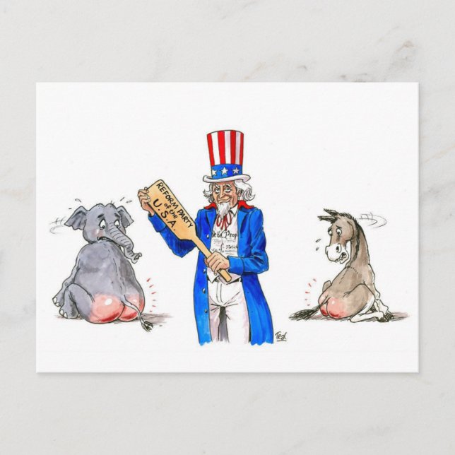 Postal Postcard del Fiesta de Reforma (Anverso)