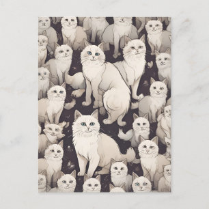 Postal Postcard del Fiesta del gato