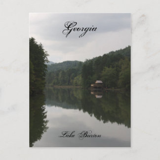 Postal Postcard del lago Burton