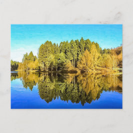 Postal Postcard del lago Mallards Pike