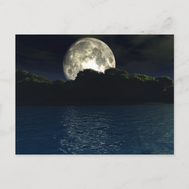 Postal Postcard del lago Moon (Anverso)