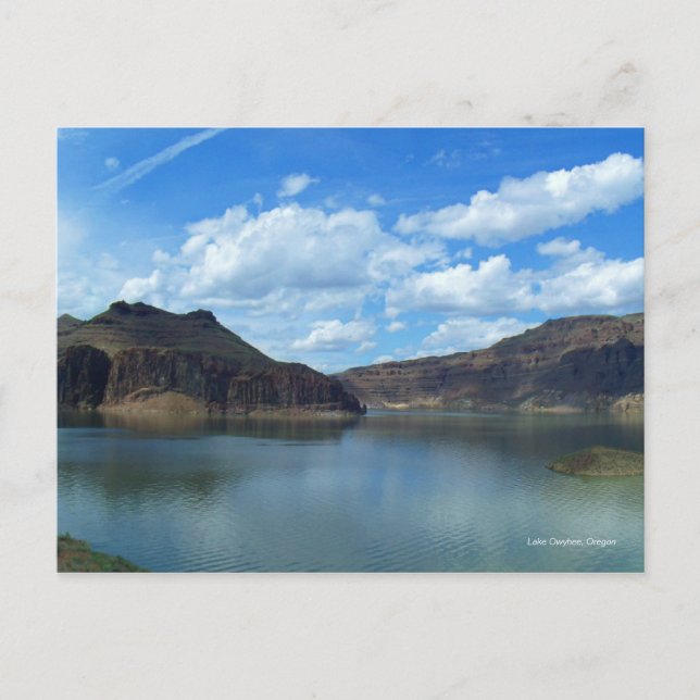 Postal Postcard del lago Owyhee (Anverso)