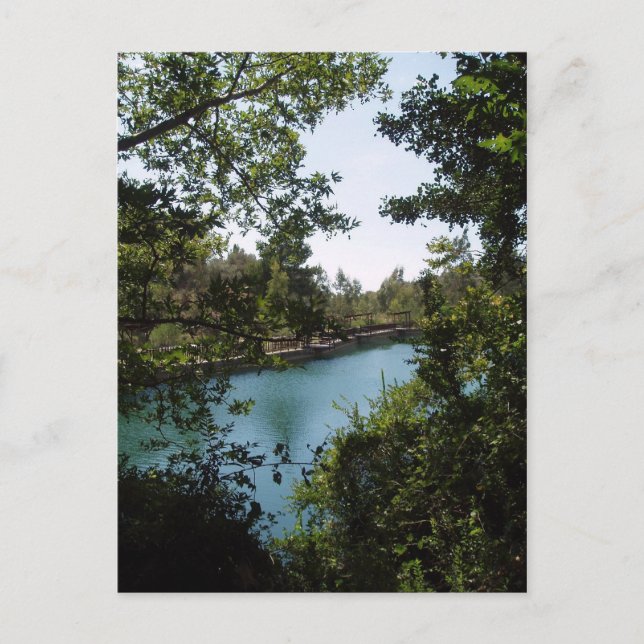 Postal Postcard del lago Zaros (Anverso)