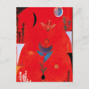 Postal Postcard del mito de las flores de Paul Klee