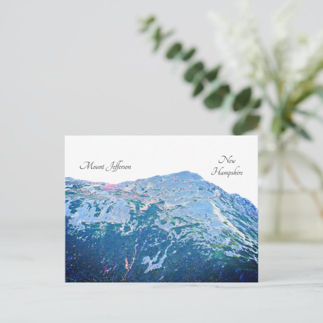 Postal Postcard del Monte Jefferson (Anverso de pie)