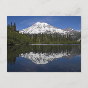 Postal Postcard del monte Rainier