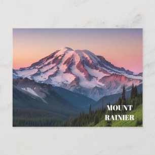 Postal Postcard del monte Rainier