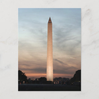 Postal Postcard del Monumento de Washington