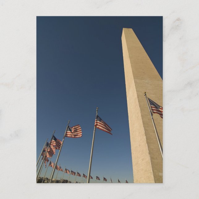 Postal Postcard del Monumento de Washington (Anverso)