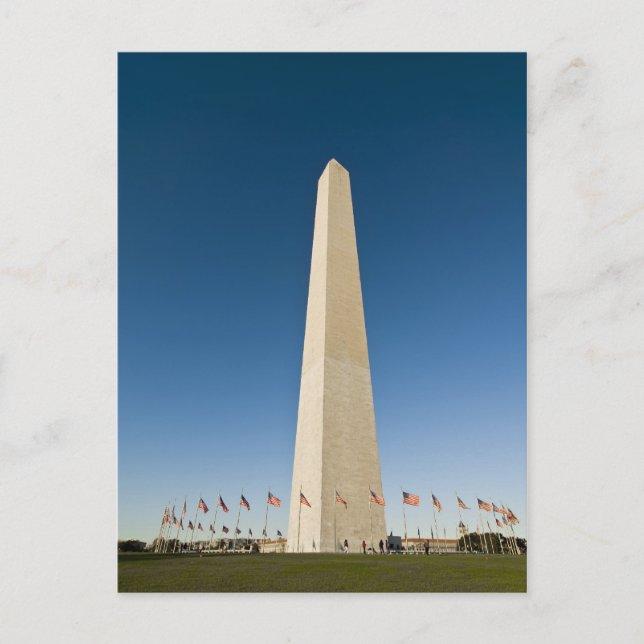 Postal Postcard del Monumento de Washington (Anverso)