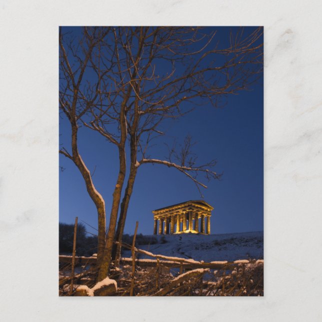 Postal Postcard del Monumento Penshaw (Anverso)