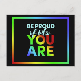 Postal Postcard del orgullo
