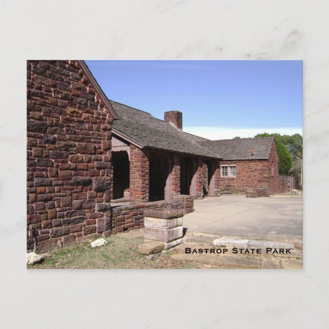 Postal Postcard del Parque Estatal Bastrop (Anverso)