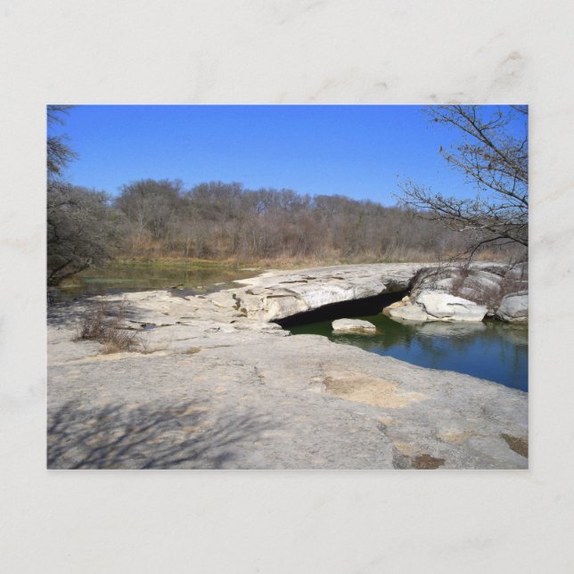 Postal Postcard del Parque Estatal McKinney Falls (Anverso)