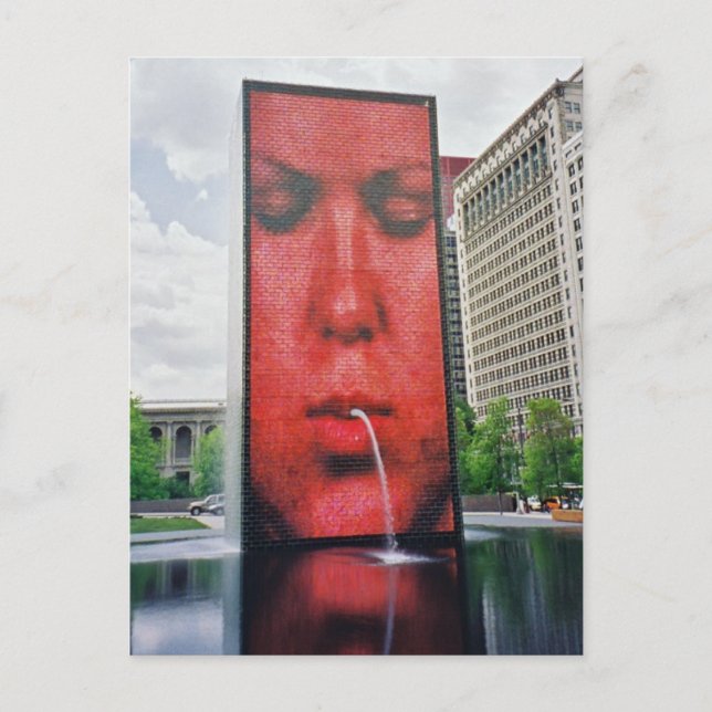 Postal Postcard del Parque Millenium (Anverso)