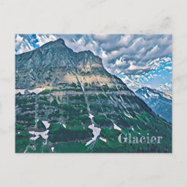 Postal Postcard del Parque Nacional del Glaciar