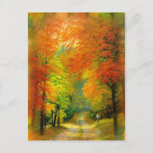 Postal Postcard del Paseo de Otoño