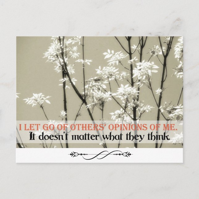 Postal Postcard del Personalizado de Expectativas (Anverso)